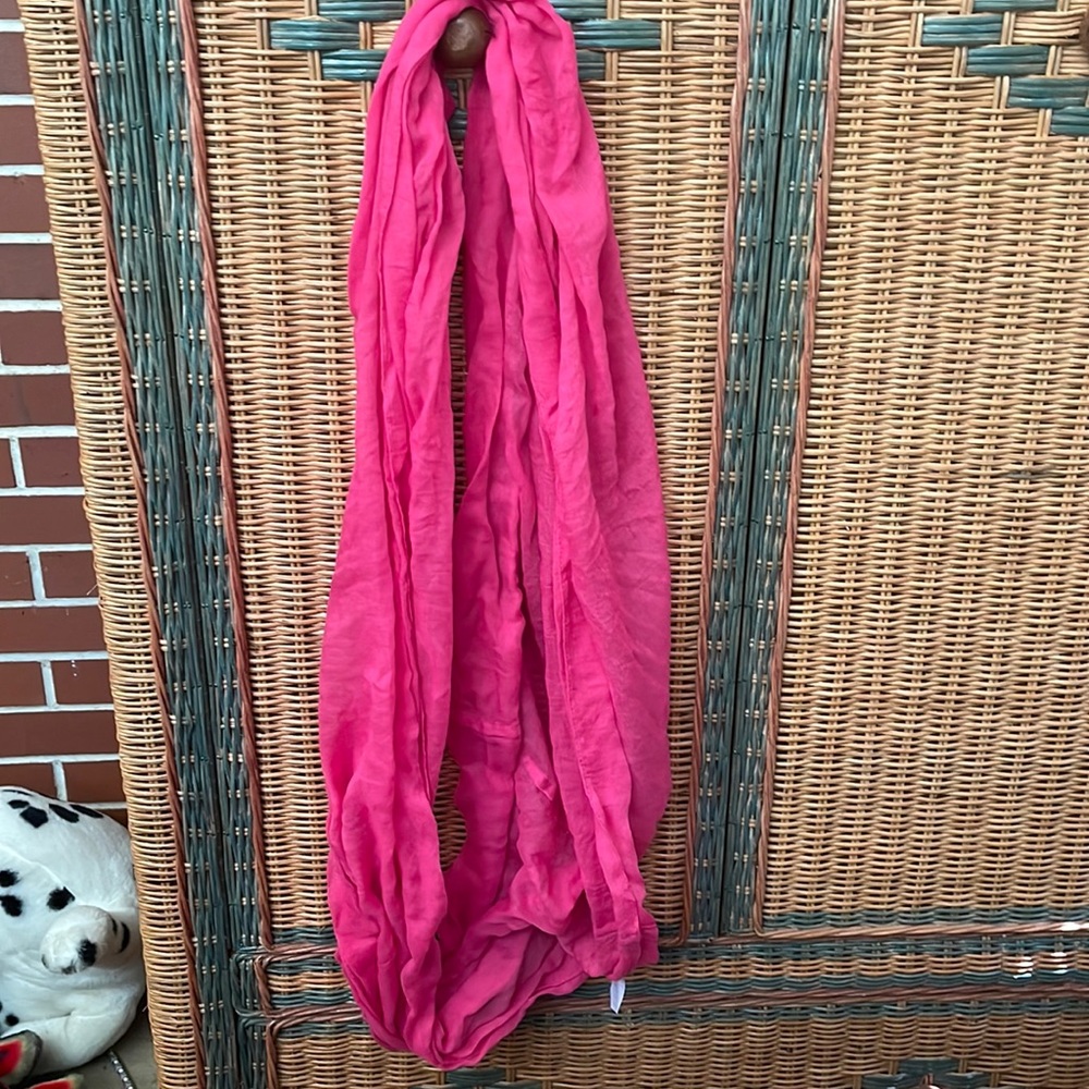 Pink scarf